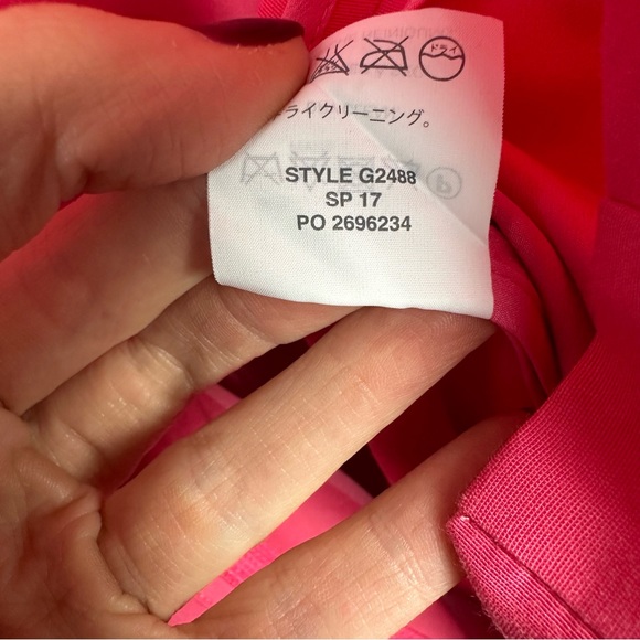 J. Crew Collection Wide leg jumpsuit in bright dahlia size 2 culottes - Picture 14 of 15